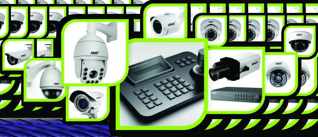 CCTV security monitoring equipment