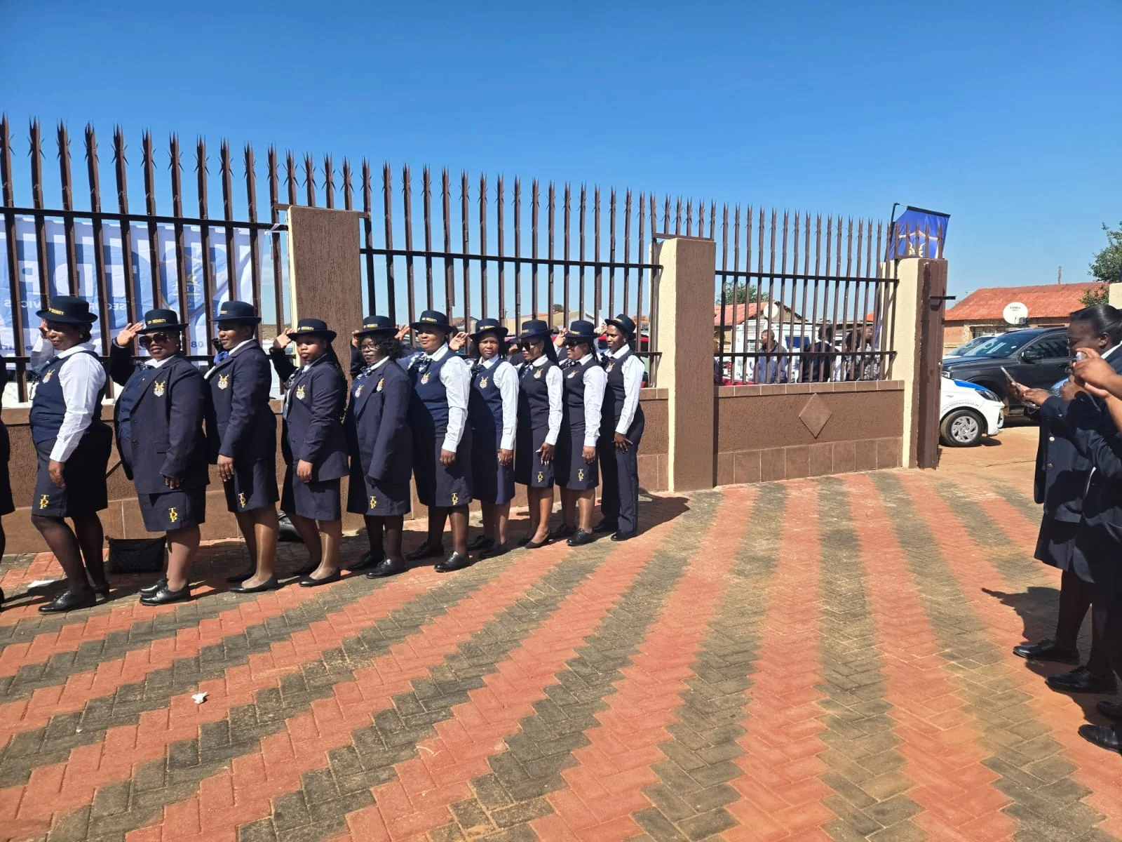TDP security officers deployed at a site